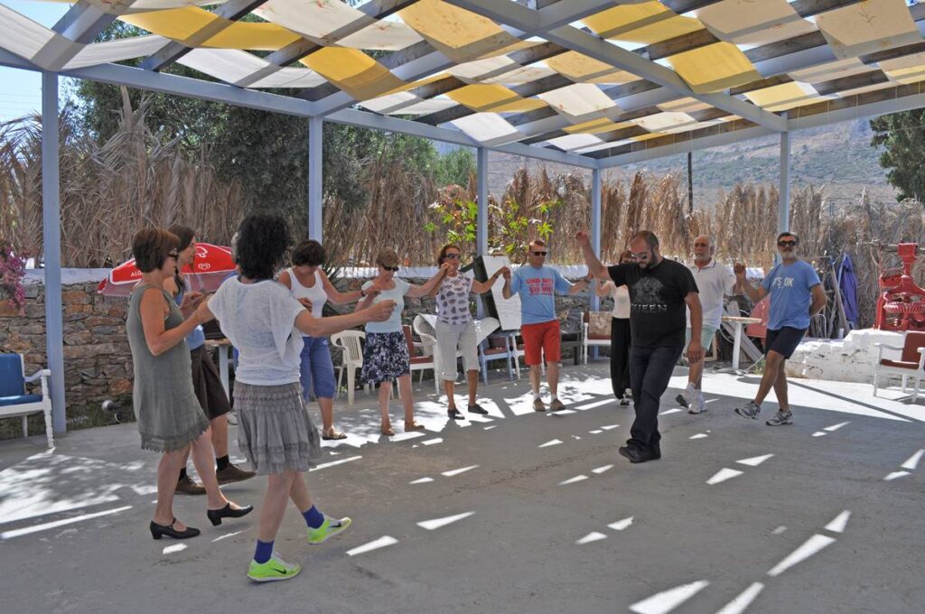 Ideal Venue on Amorgos Island | Imagine Greece Retreats Greek Dancing