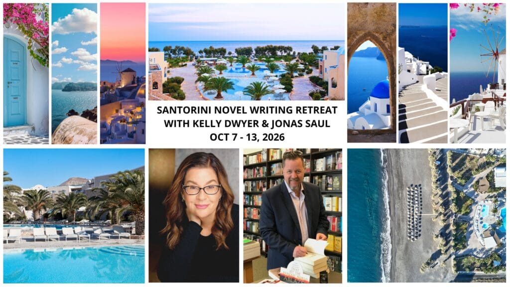 Transform Your Writing: Choose the Writing Retreat That Fits Your Goals | Imagine Greece Retreats Santorini Novel Writing Retreat with Kelly Dwyer and Jonas Saul