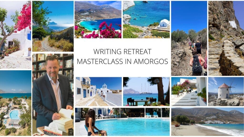 Transform Your Writing: Choose the Writing Retreat That Fits Your Goals | Imagine Greece Retreats Writing Masterclass with Jonas Saul Amorgos